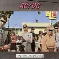 AC/DC Dirty Deeds Done Dirt Cheap Album Cover