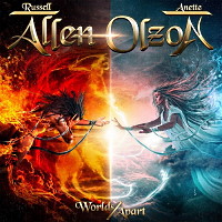 Allen / Olzon Worlds Apart Album Cover