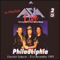 [Asia Live: Philadelphia Album Cover]