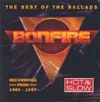 [Bonfire Hot and Slow (The Best of the Ballads) Album Cover]