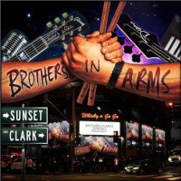 [Brothers In Arms Sunset and Clark Album Cover]
