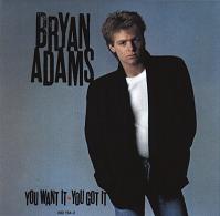 Bryan Adams You Want It, You Got It Album Cover