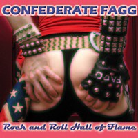 [Confederate Fagg Rock and Roll Hall of Flame Album Cover]
