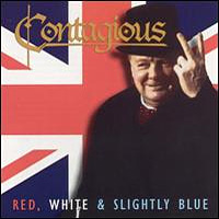 Contagious Red, White And Slightly Blue Album Cover