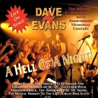 [Dave Evans A Hell of a Night! Album Cover]