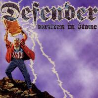 [Defender Written in Stone Album Cover]