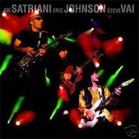 [G3 Live In Concert (Satriani, Johnson, Vai) Album Cover]