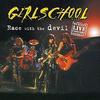 Girlschool Race With The Devil (1) Album Cover