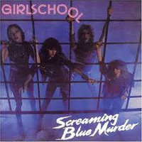 Girlschool Screaming Blue Murder Album Cover