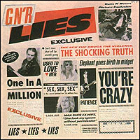 Guns N' Roses GN'R Lies Album Cover