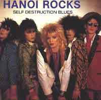 [Hanoi Rocks Self Destruction Blues Album Cover]