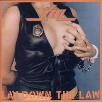 [Keel Lay Down the Law Album Cover]