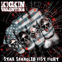 [Kickin' Valentina Star Spangled Fist Fight Album Cover]