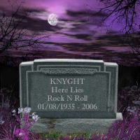 Knyght Here Lies Rock N Roll  Album Cover