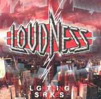 [Loudness Lightning Strikes Album Cover]