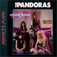 [The Pandoras Live - Nymphomania Album Cover]