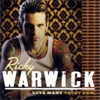[Ricky Warwick Love Many, Trust Few Album Cover]