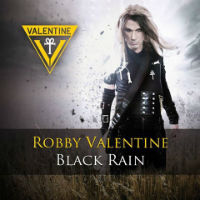 [Robby Valentine Black Rain  Album Cover]