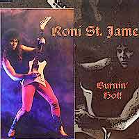 [Roni St. James Burnin' Hot! Album Cover]