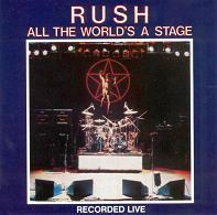 Rush All The World's A Stage Album Cover