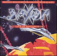 Saxon Live In Nottingham Album Cover