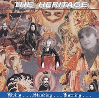 The Heritage Living... Standing... Burning... Album Cover