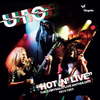 [U.F.O. Hot 'N' Live: The Chrysalis Live Anthology 1974-1983 Album Cover]