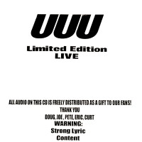 [UUU Limited Edition Live Album Cover]