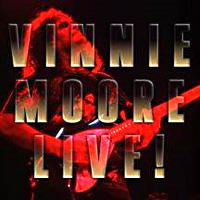 [Vinnie Moore Live! Album Cover]